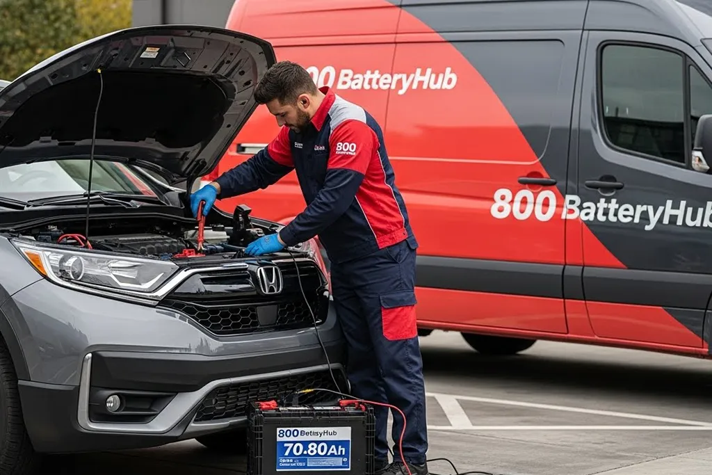 Honda CR-V high-performance car battery replacement