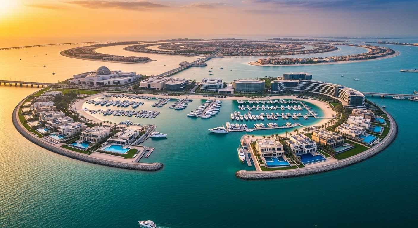Island communities Abu Dhabi