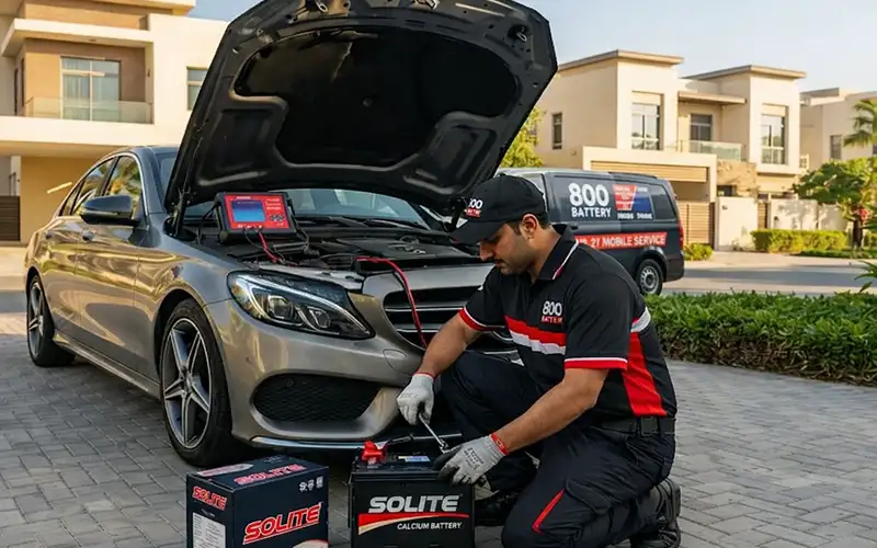 Expert Solite battery replacement with secure installation and system testing at home