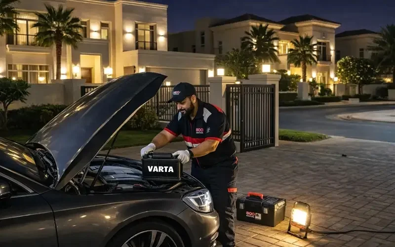 At-home Audi battery replacement with on-site installation