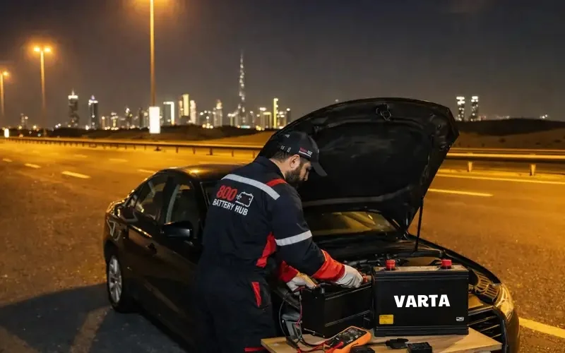 Emergency Audi battery replacement service with on-site installation