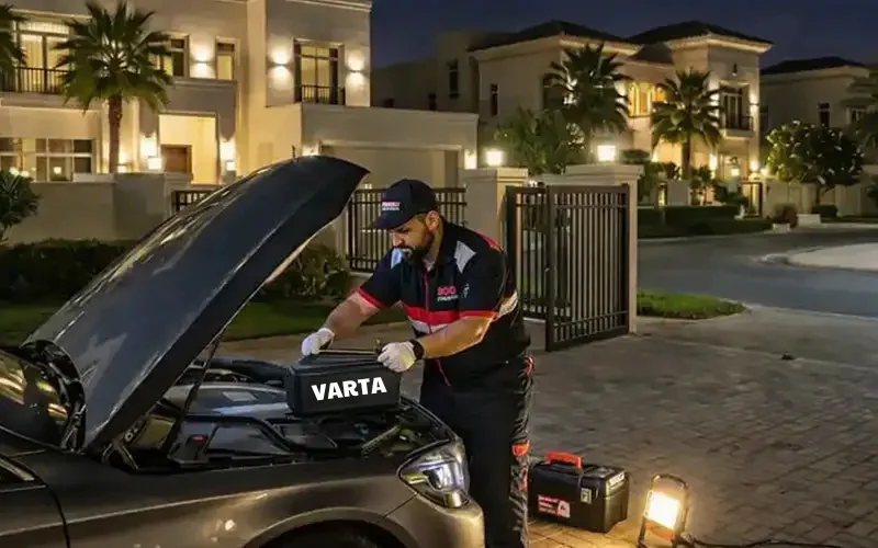 At-home Kia battery replacement with expert installation and system check
