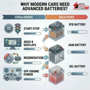Why Do Modern Cars Need Advanced Batteries