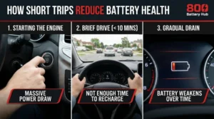 how short trips reduce battery health