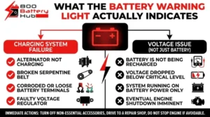 What the Battery Warning Light Actually Indicates